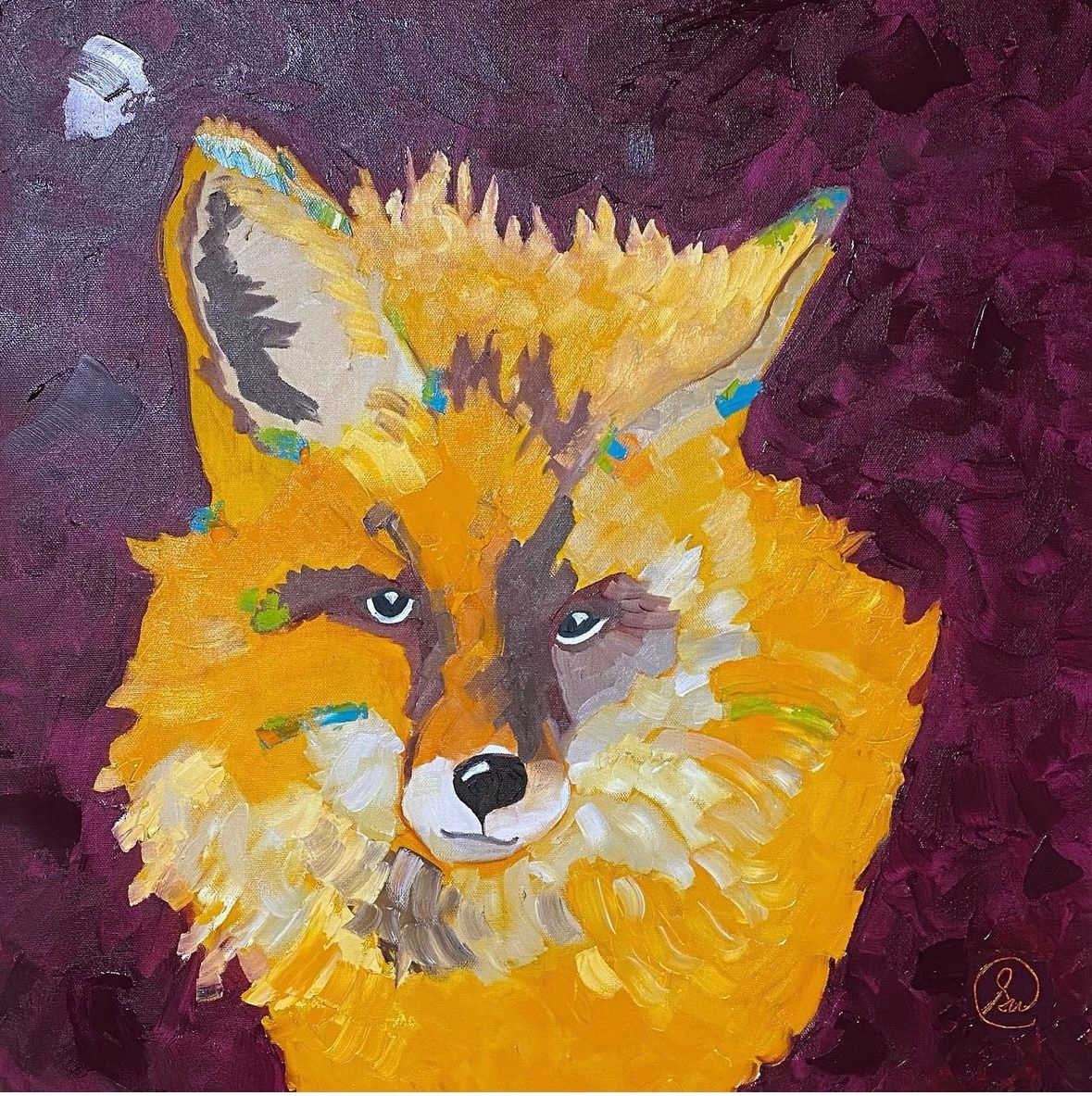 Big Orange Fox by Sarah Wold  Image: Big Orange Fox