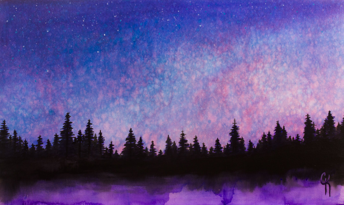 Mountain Galaxy II by Carrie Kohles 