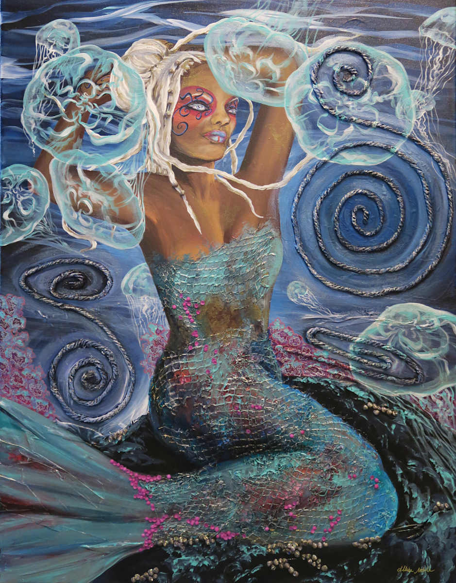 Queen Of The Jellyfish by Allise Noble 