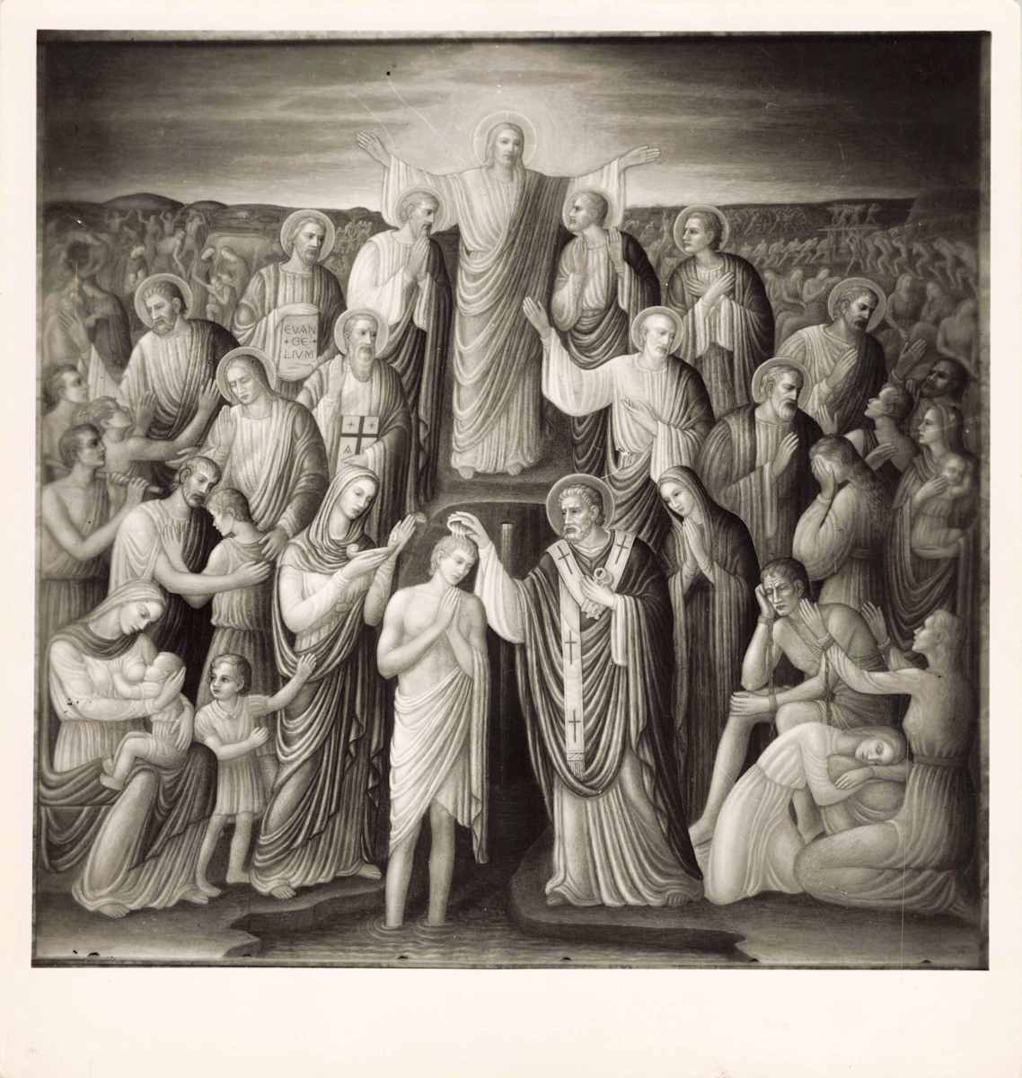 La missione degli Apostoli (1954) by Salvatore Cascone  Image: Particolare 