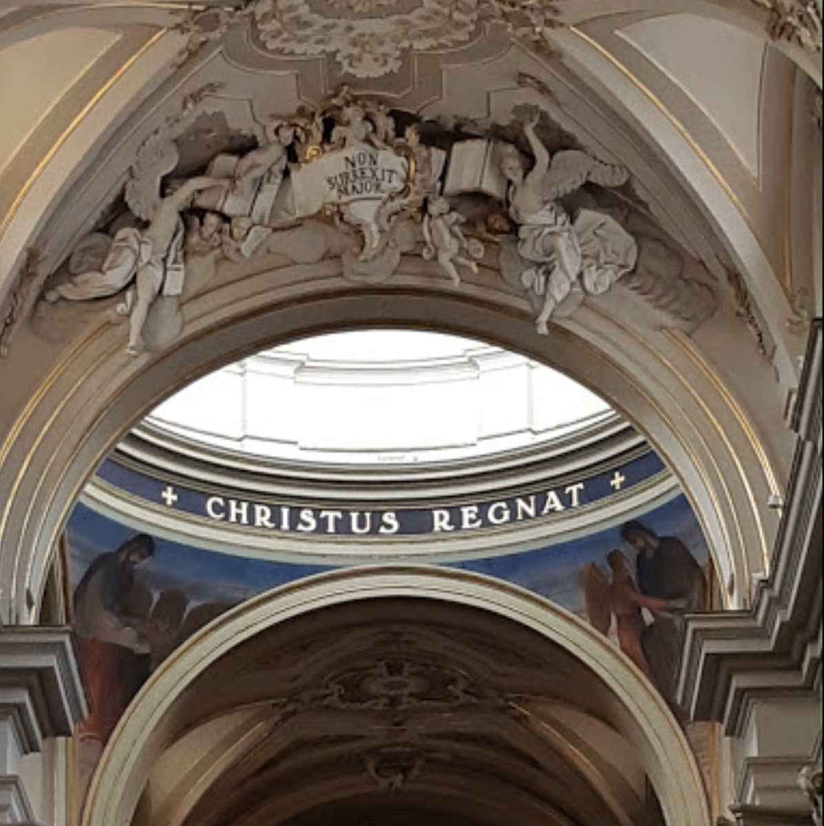 Cattedrale di San Giovanni a Ragusa. Pennacchi della cupola. Gli Evangelisti. by Salvatore Cascone 