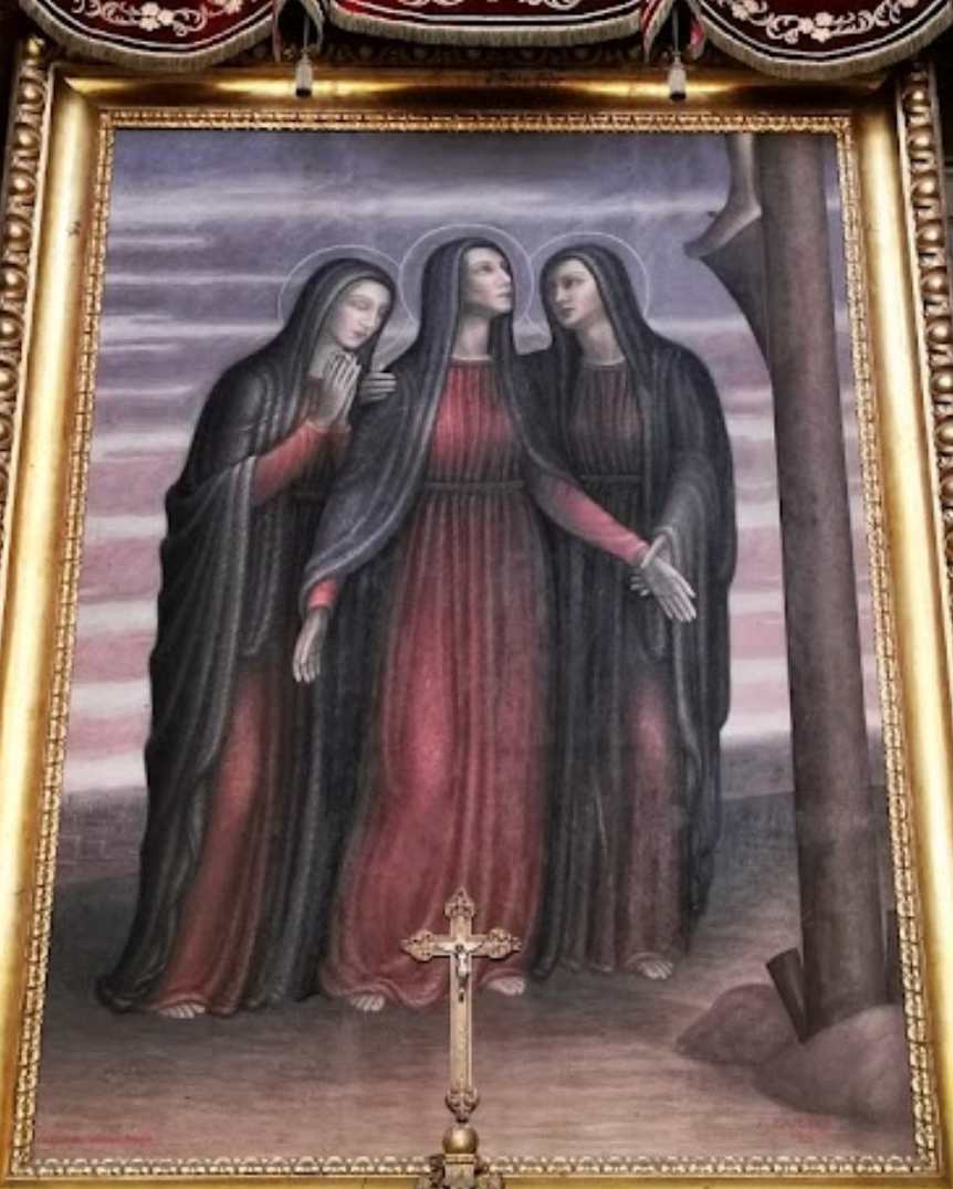 Madonna addolorata ai piedi della croce by Salvatore Cascone  Image: Cattedrale di San Giovanni a Ragusa 