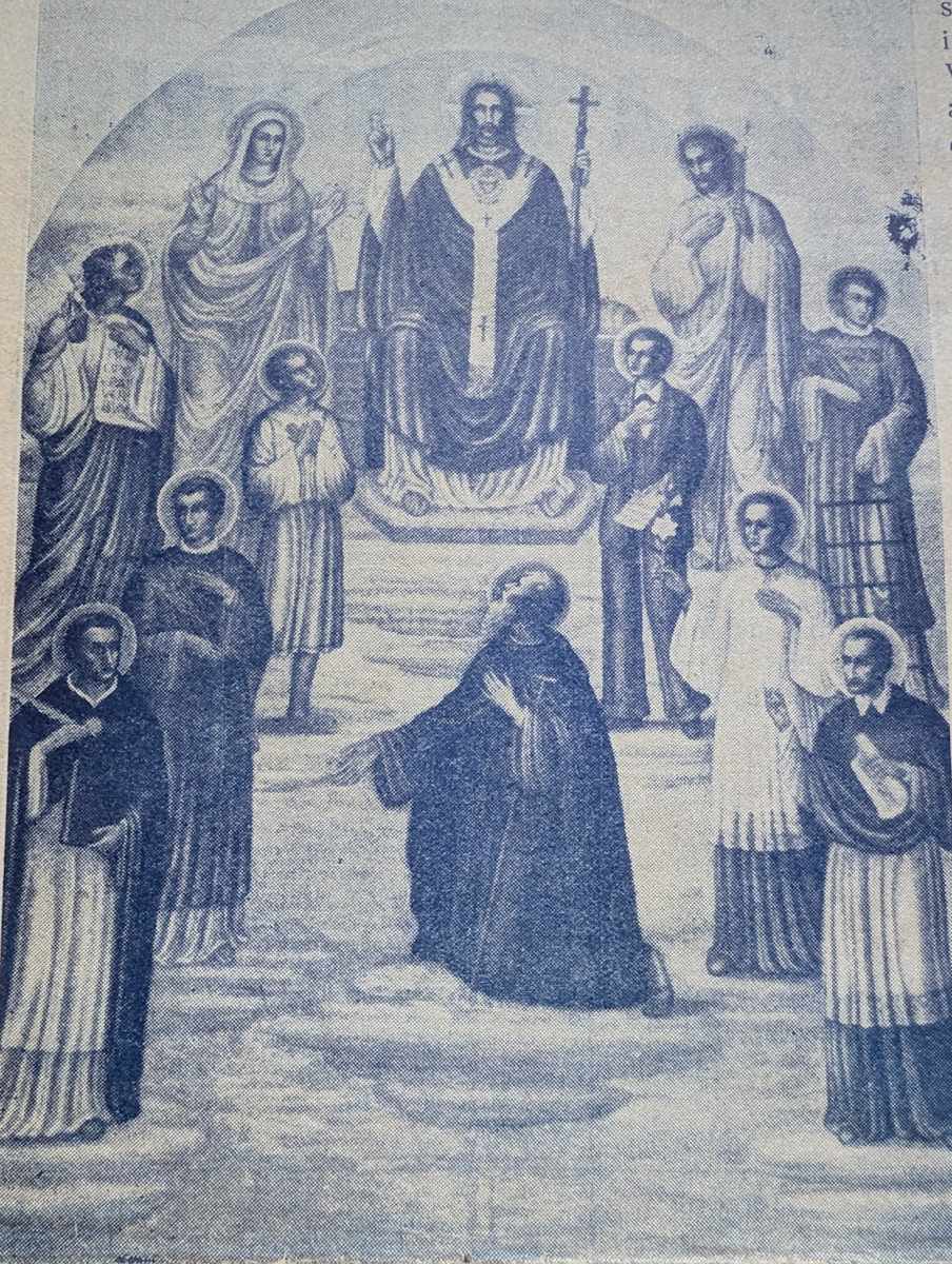 Cappella del Seminario di Noto. Pala d'altare (1957) by Salvatore Cascone 