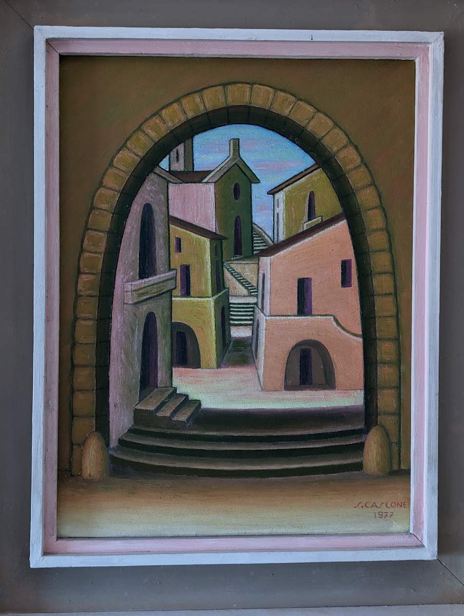 Case di Chiaramonte Gulfi (1977) by Salvatore Cascone 