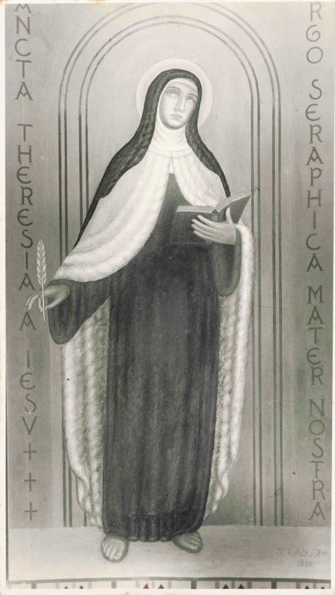 Santa Teresa by Salvatore Cascone  Image: Monastero delle Monache di S. Teresa di Gesù 