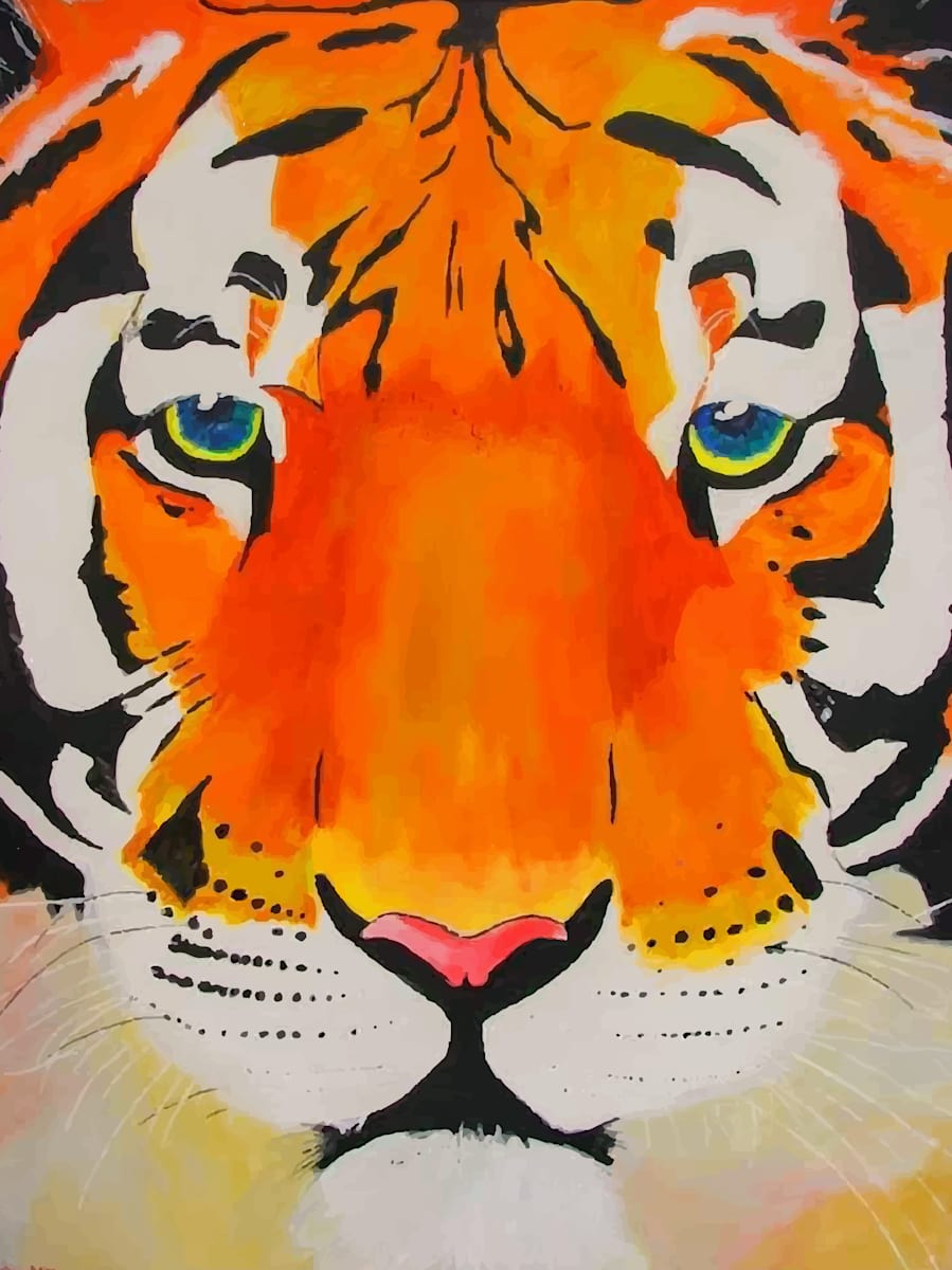 Tiger Face by Aaron Adkins, Image 1.