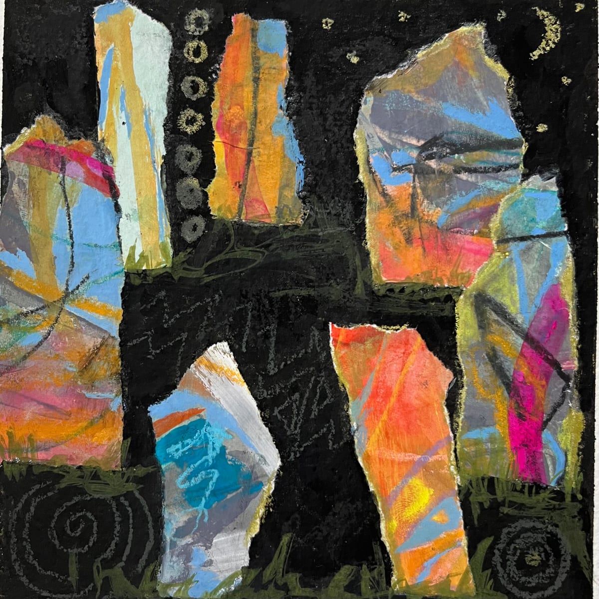 Stone Circle III by Laura McRae-Hitchcock 