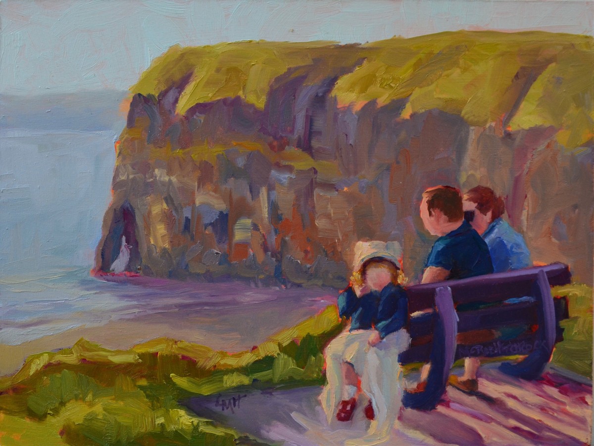 Chat Over Ballybunion by Laura McRae-Hitchcock 