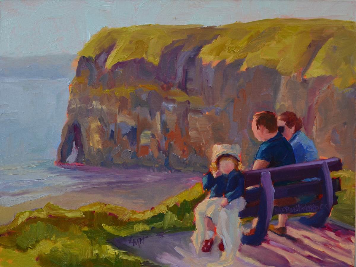 Chat Over Ballybunion by Laura McRae-Hitchcock, Image 1.