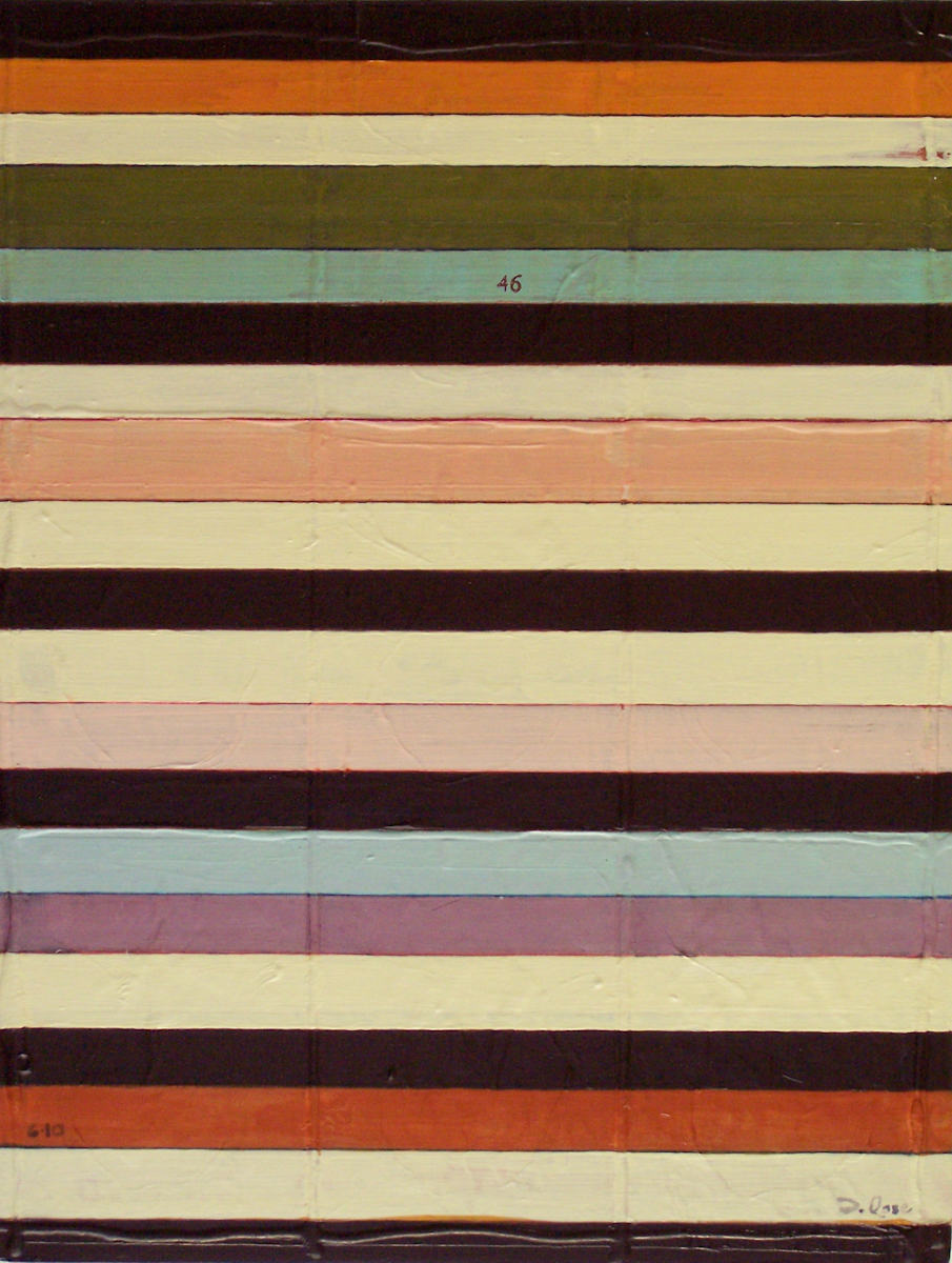 Stripe Study #46 by David Silva Rose 