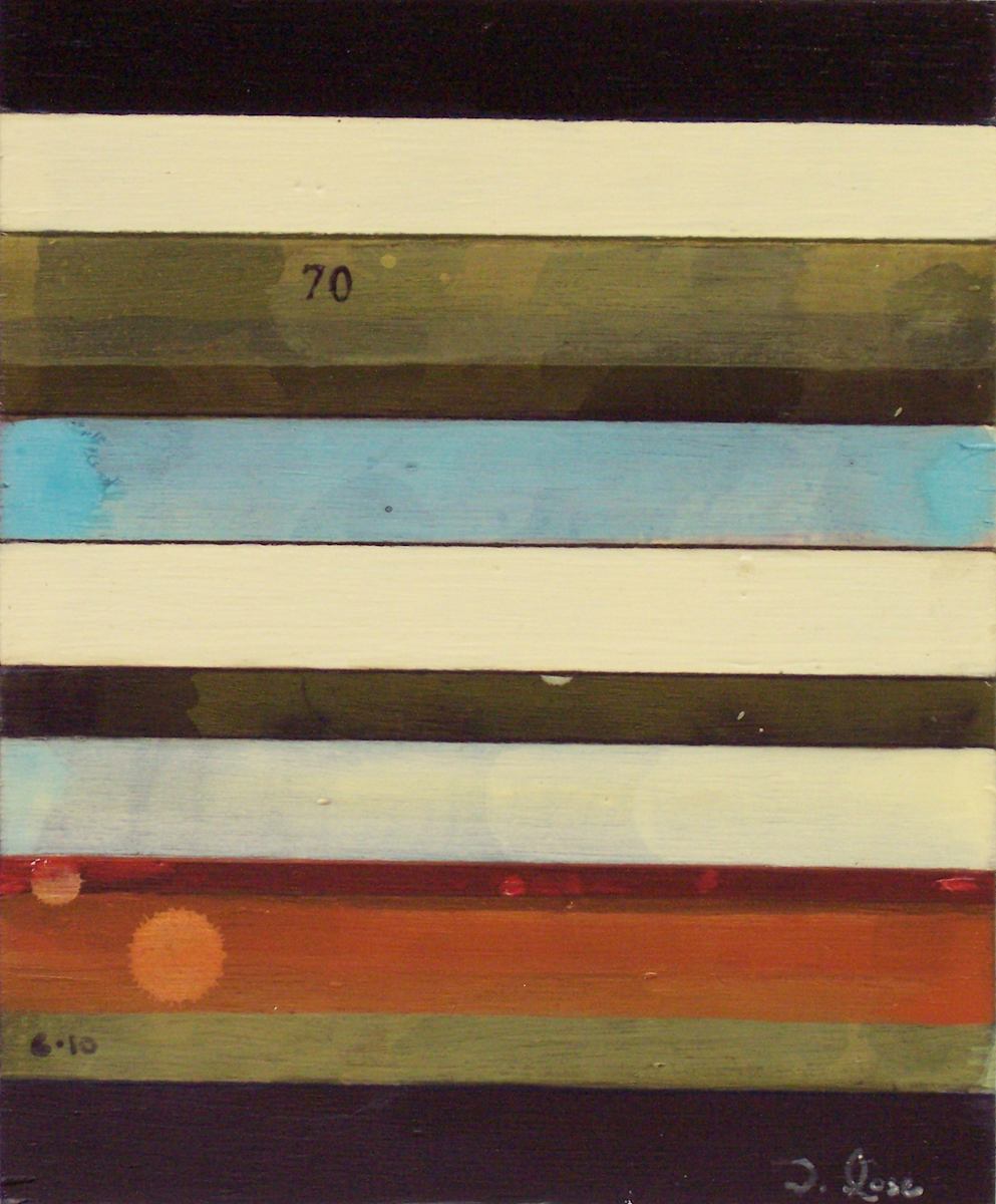 Stripe Study #70 by David Silva Rose 