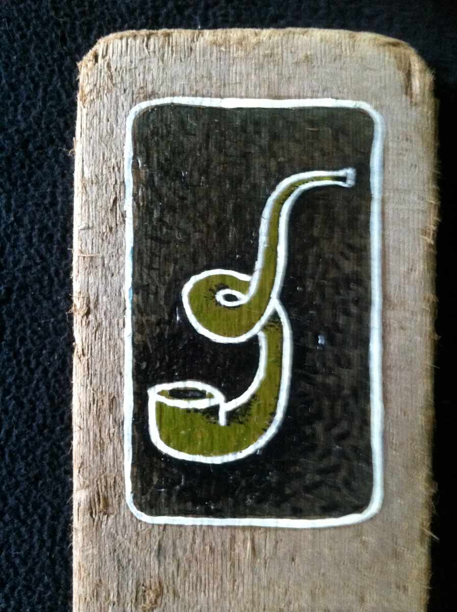 Curly Smoke  Pipe by David Silva Rose 