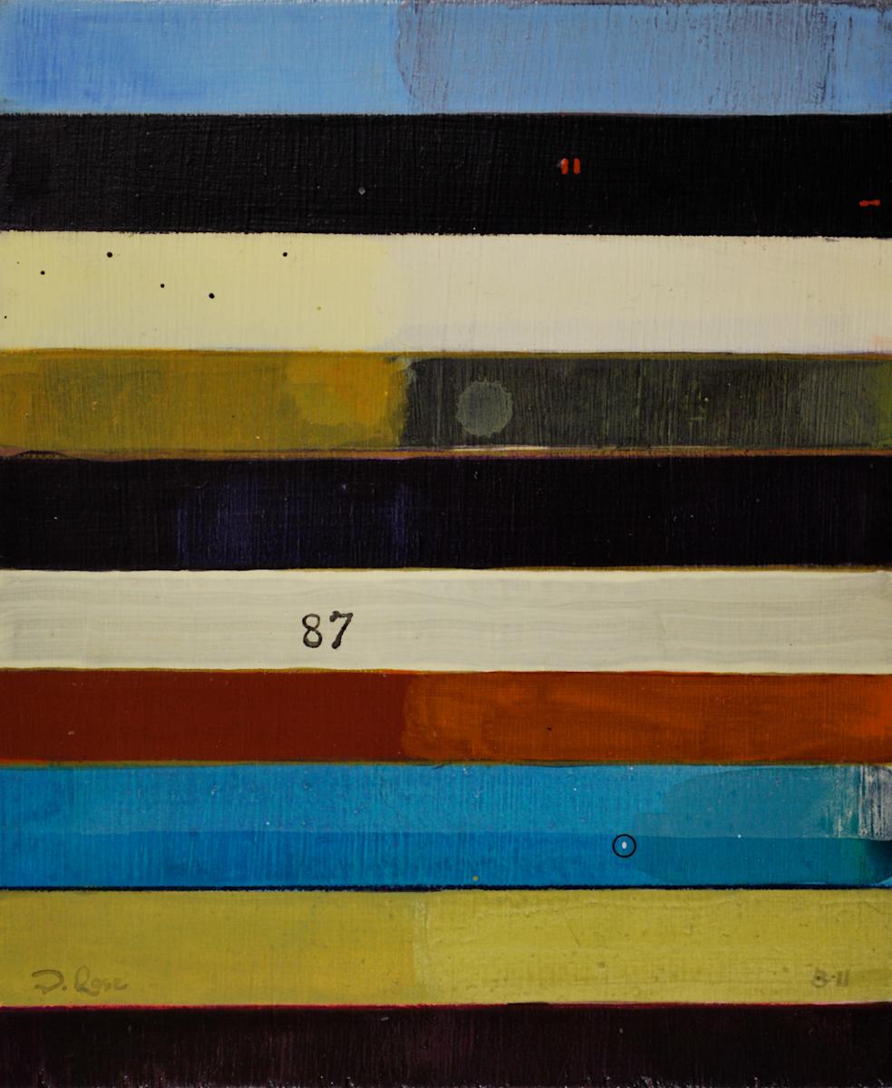Stripe Study #87 by David Silva Rose 