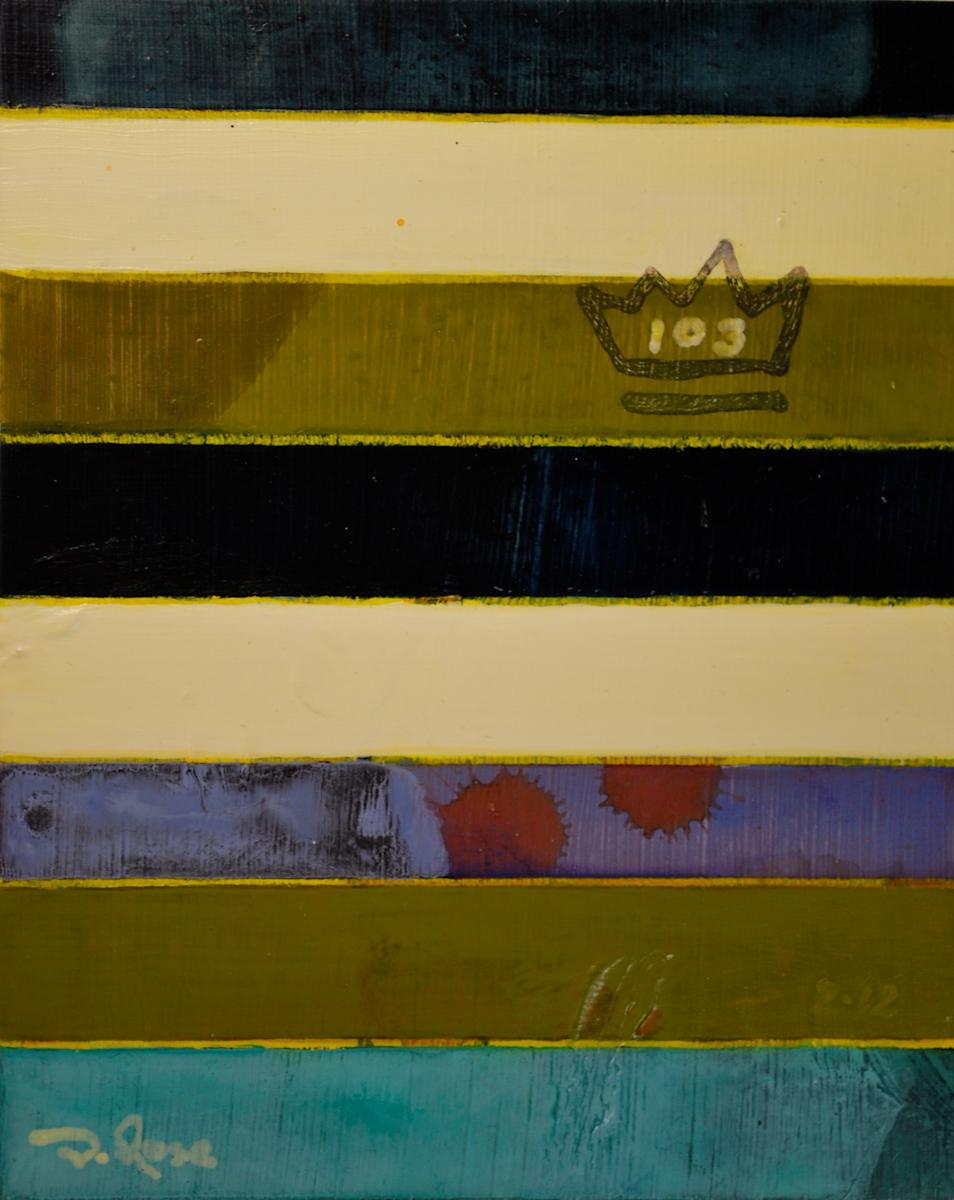 Stripes 103 by David Silva Rose 