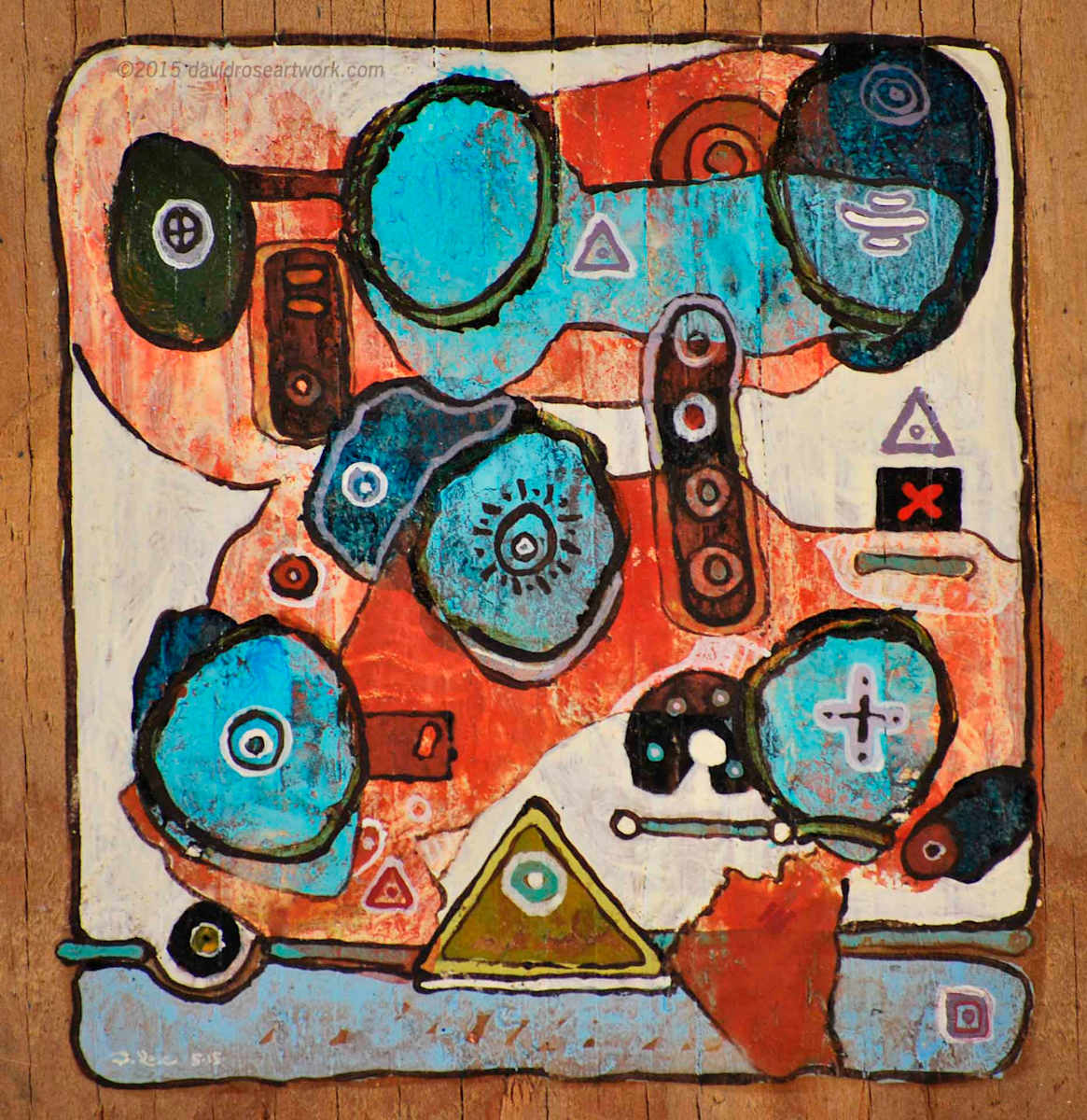 Driftwood 5-15 #2 by David Silva Rose 