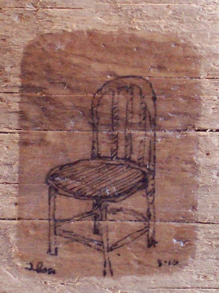 Driftwood Chair #1 by David Silva Rose 