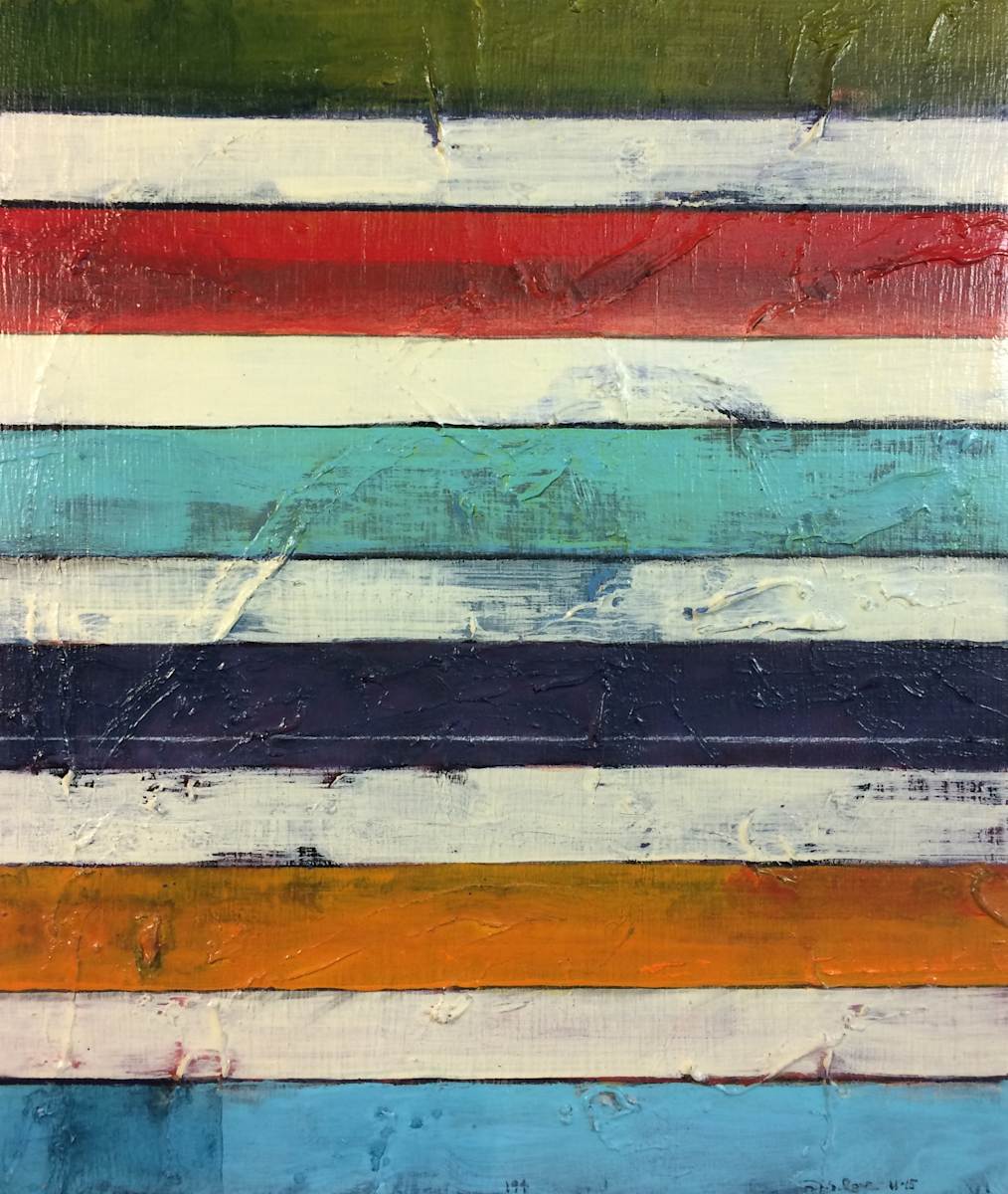 Stripes 194 by David Silva Rose 