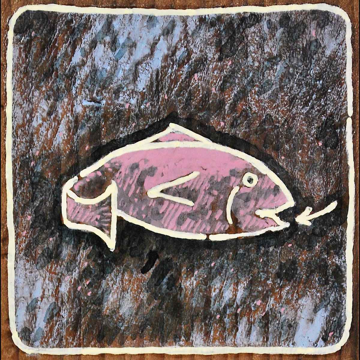 Purple Fish by David Silva Rose 