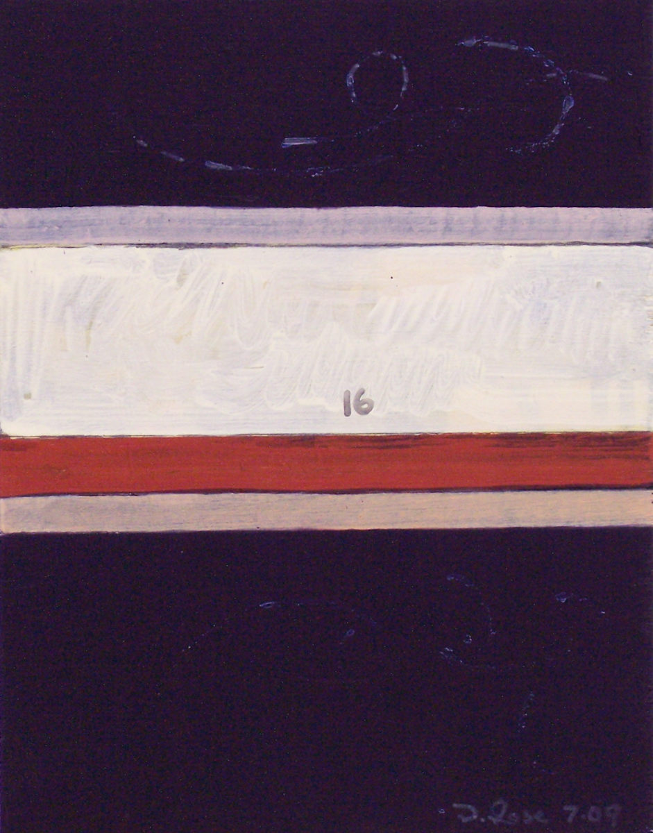 Stripe Study #16 by David Silva Rose 