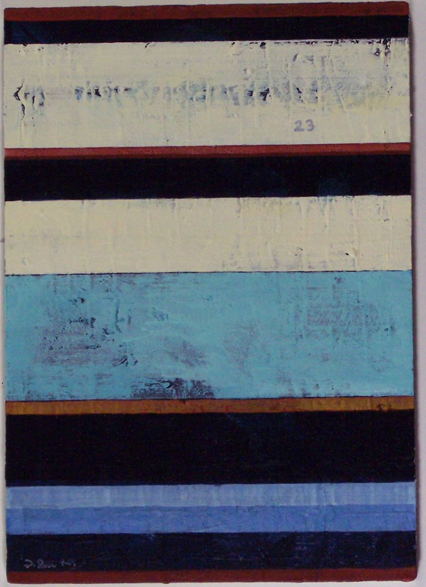Stripe Study #23 by David Silva Rose 