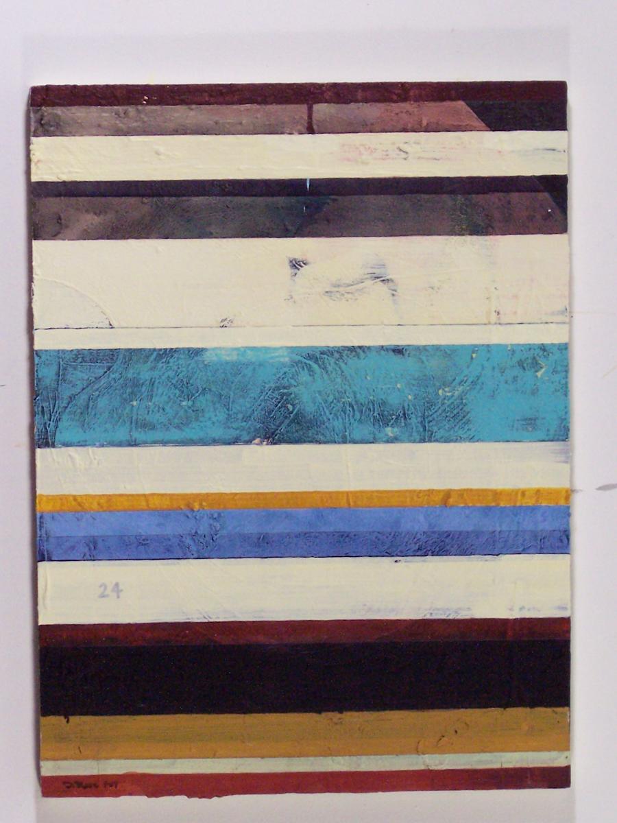 Stripe Study #24 by David Silva Rose 