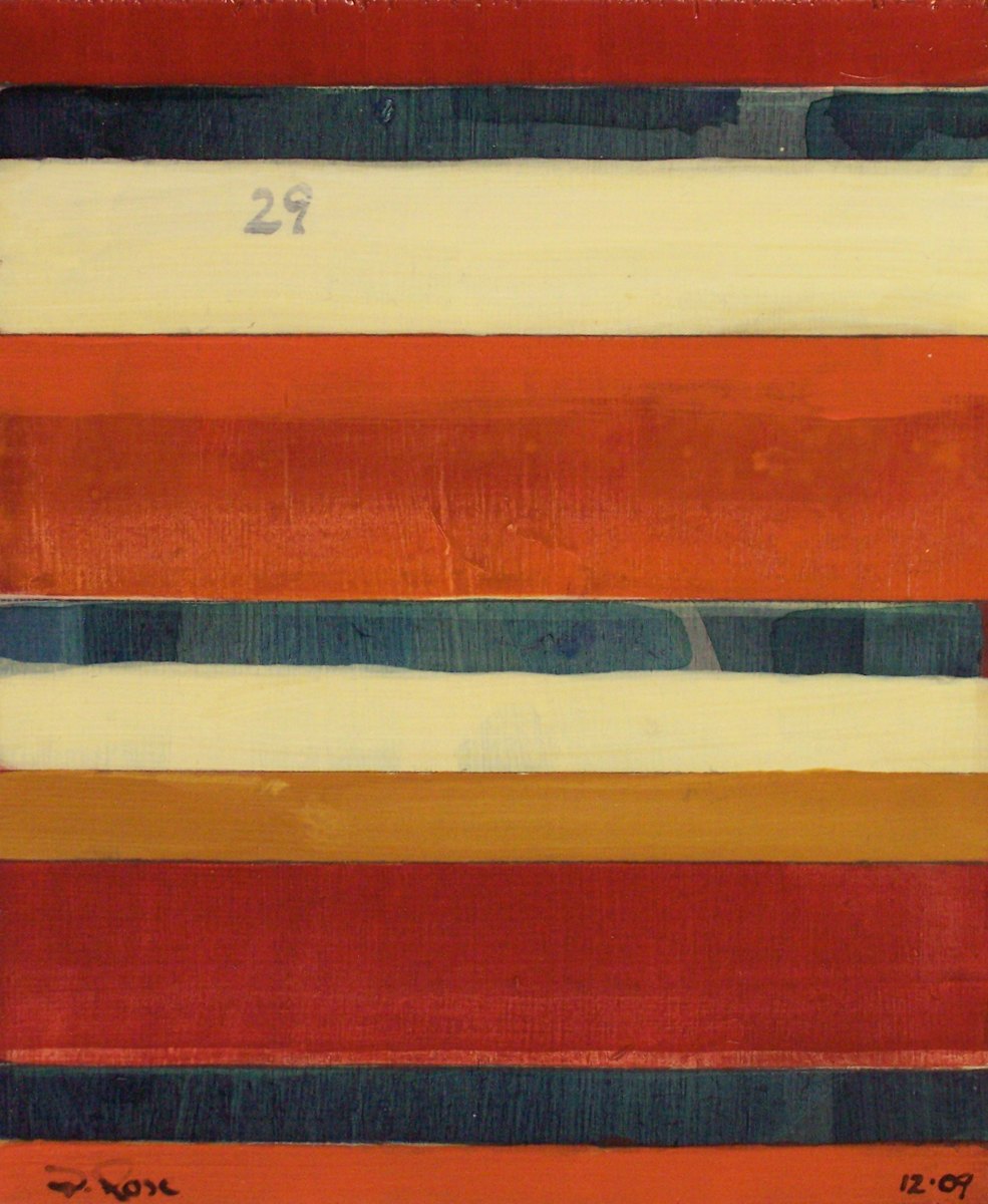 Stripe Study #29 by David Silva Rose 