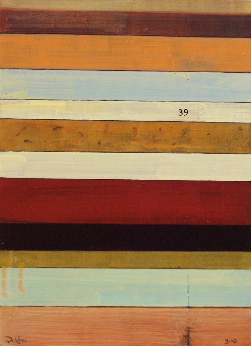 Stripe Study #39 by David Silva Rose 