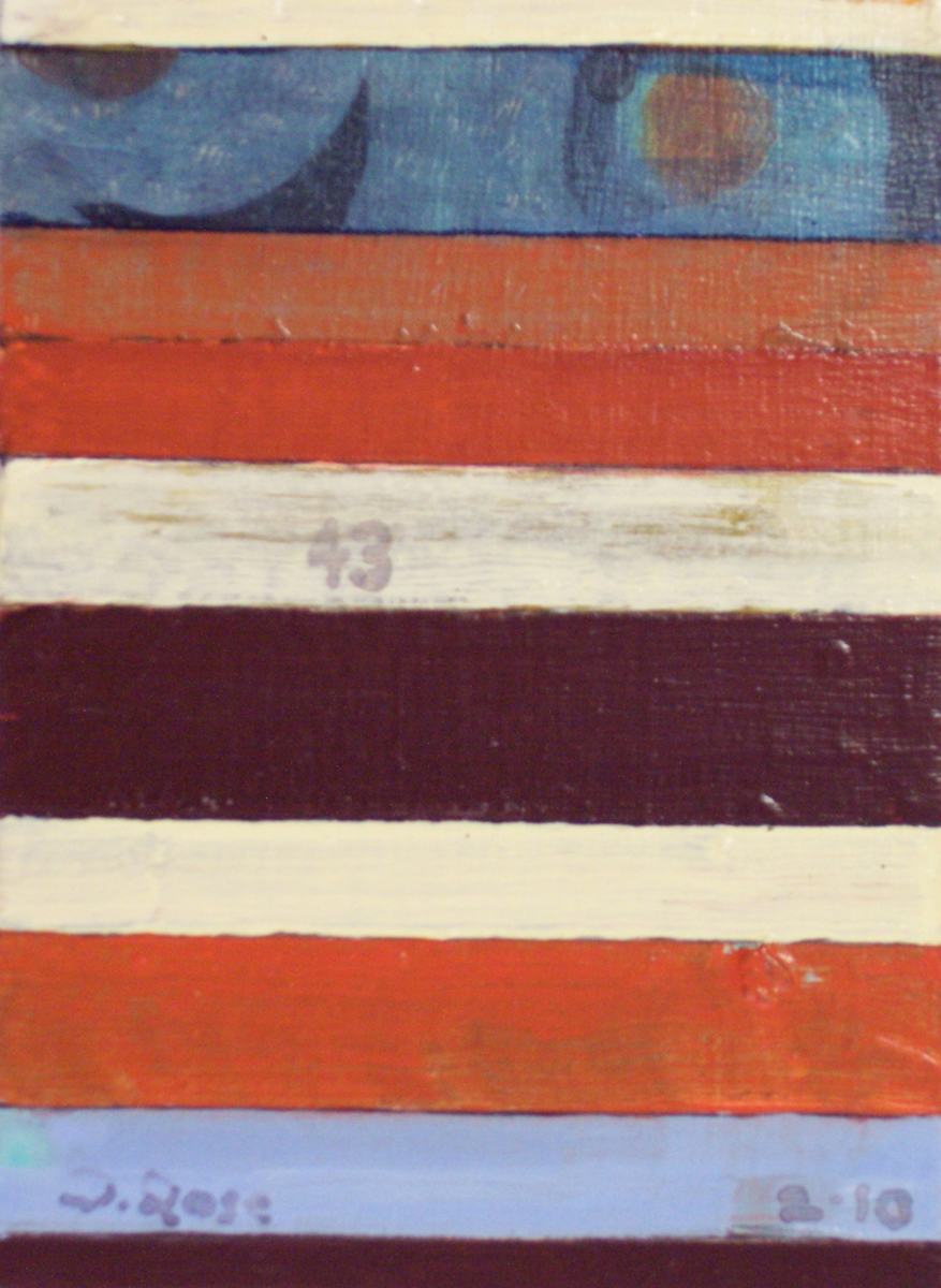 Stripe Study #43 by David Silva Rose 
