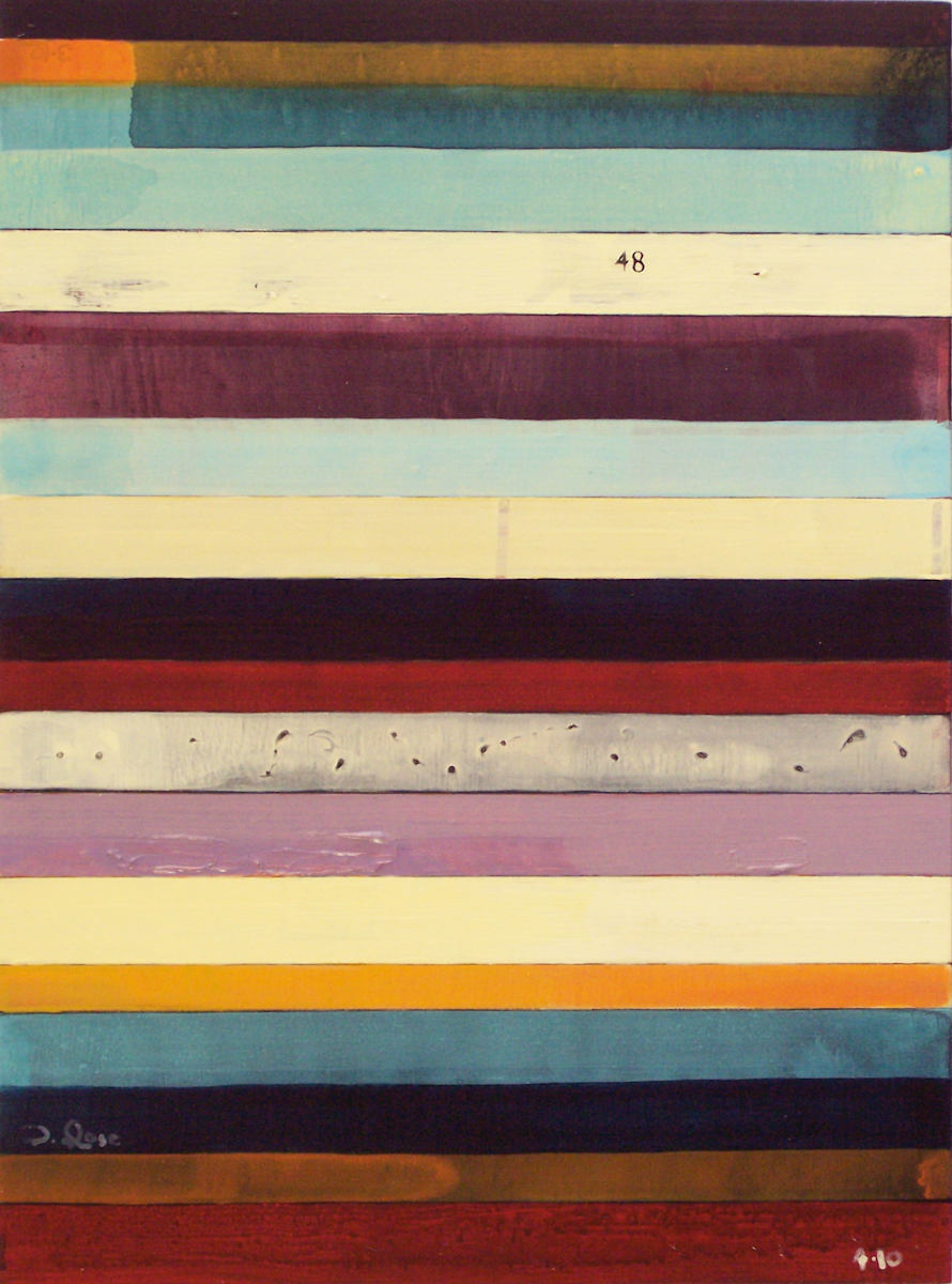Stripe Study #48 by David Silva Rose 