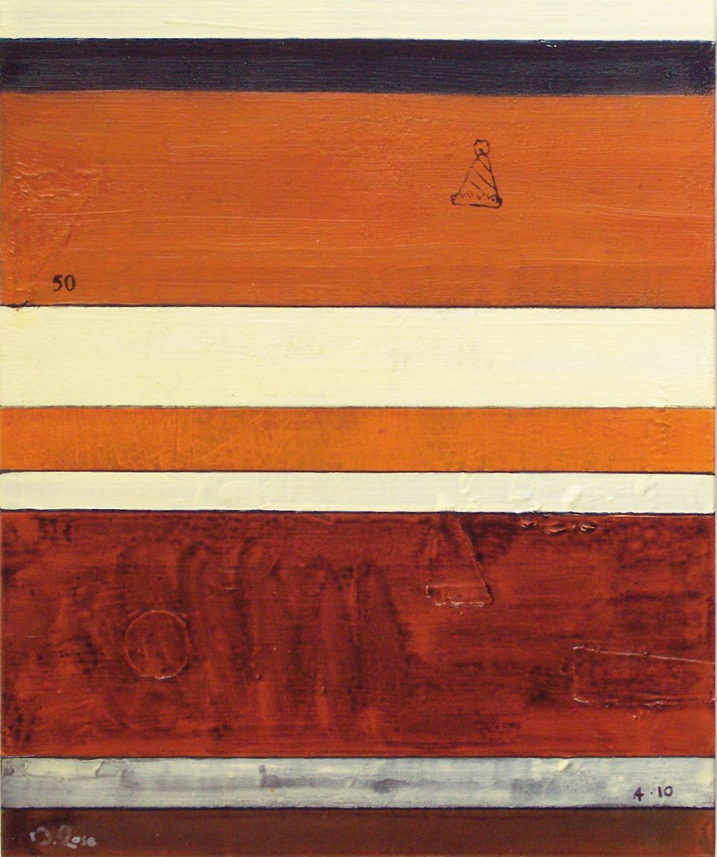 Stripe Study #50 by David Silva Rose 
