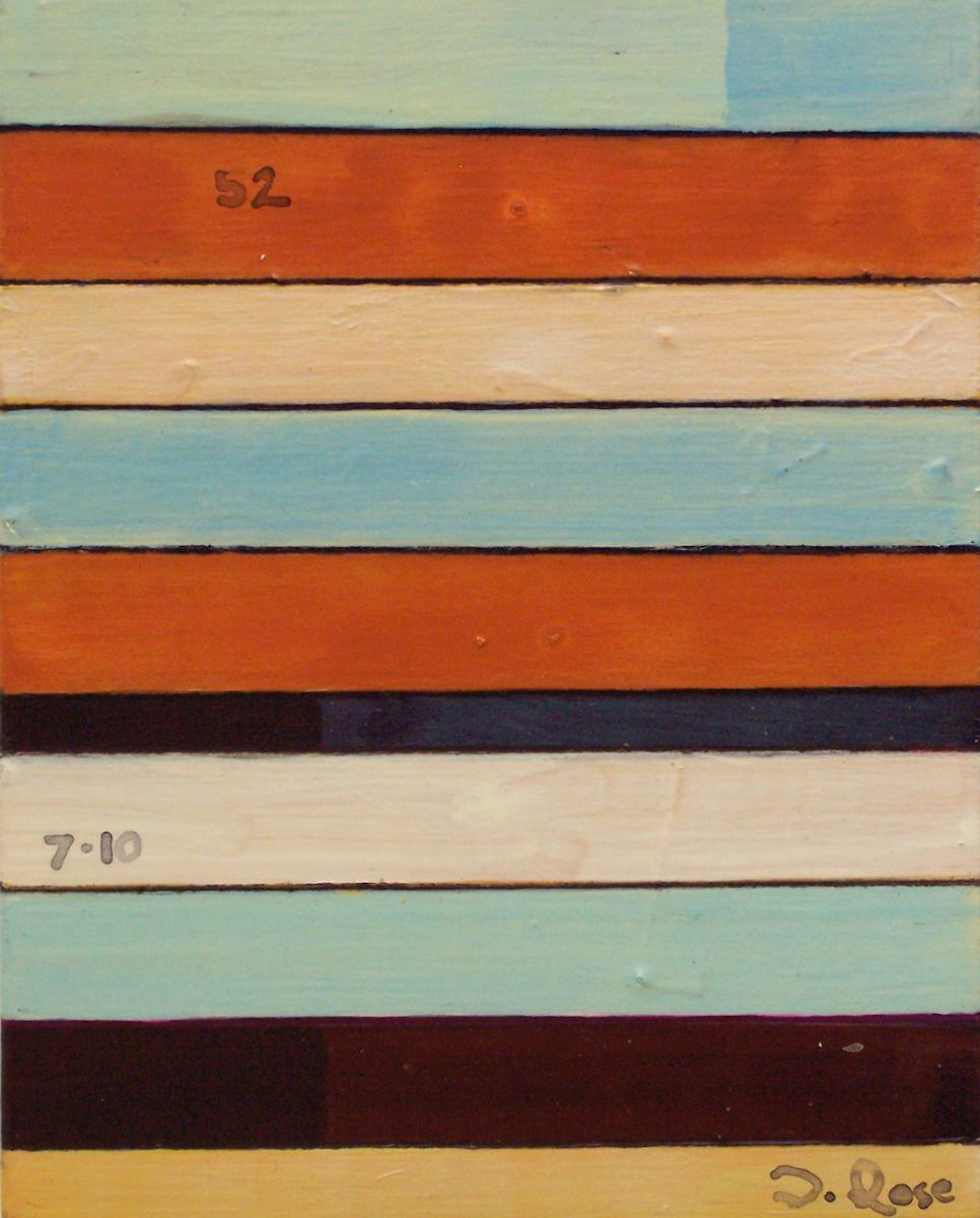 Stripe Study #52 by David Silva Rose 