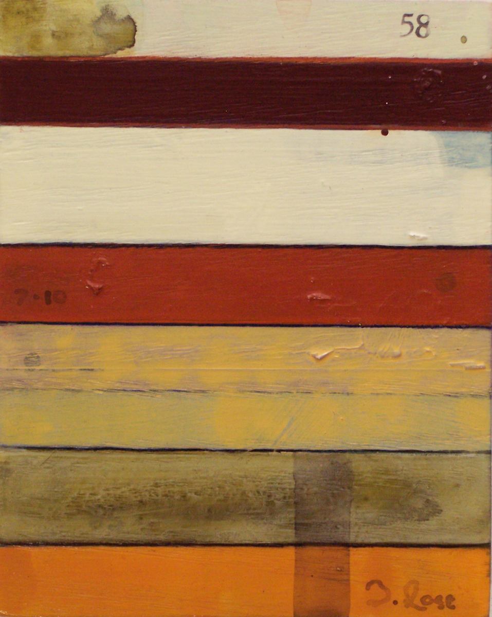Stripe Study #58 by David Silva Rose 