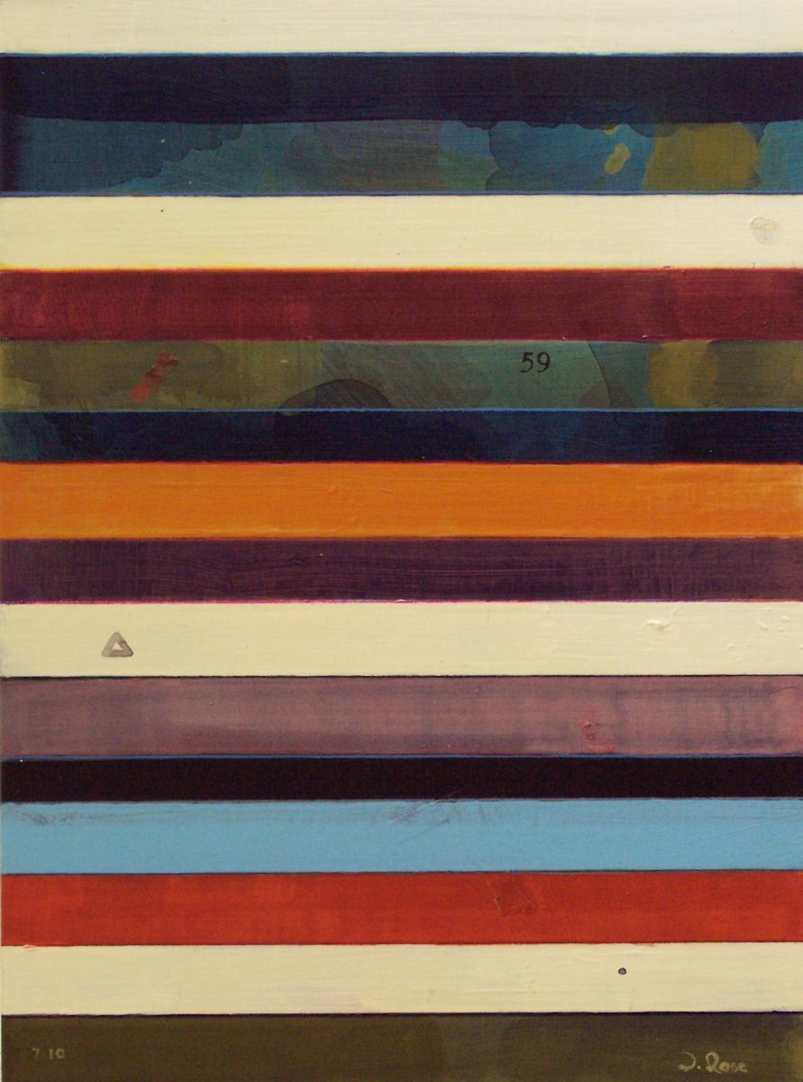 Stripe Study #59 by David Silva Rose 