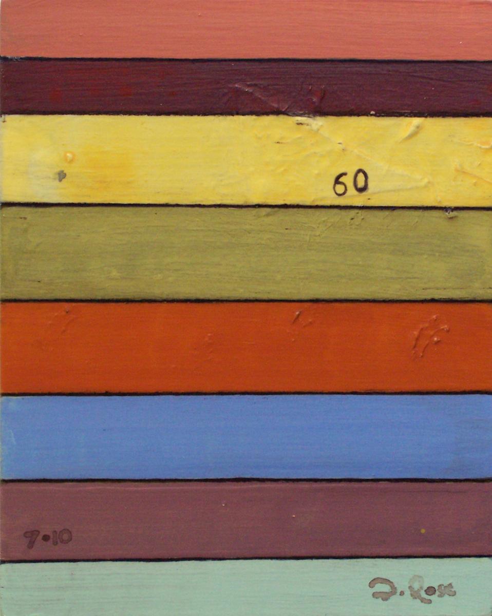 Stripe Study #60 by David Silva Rose 