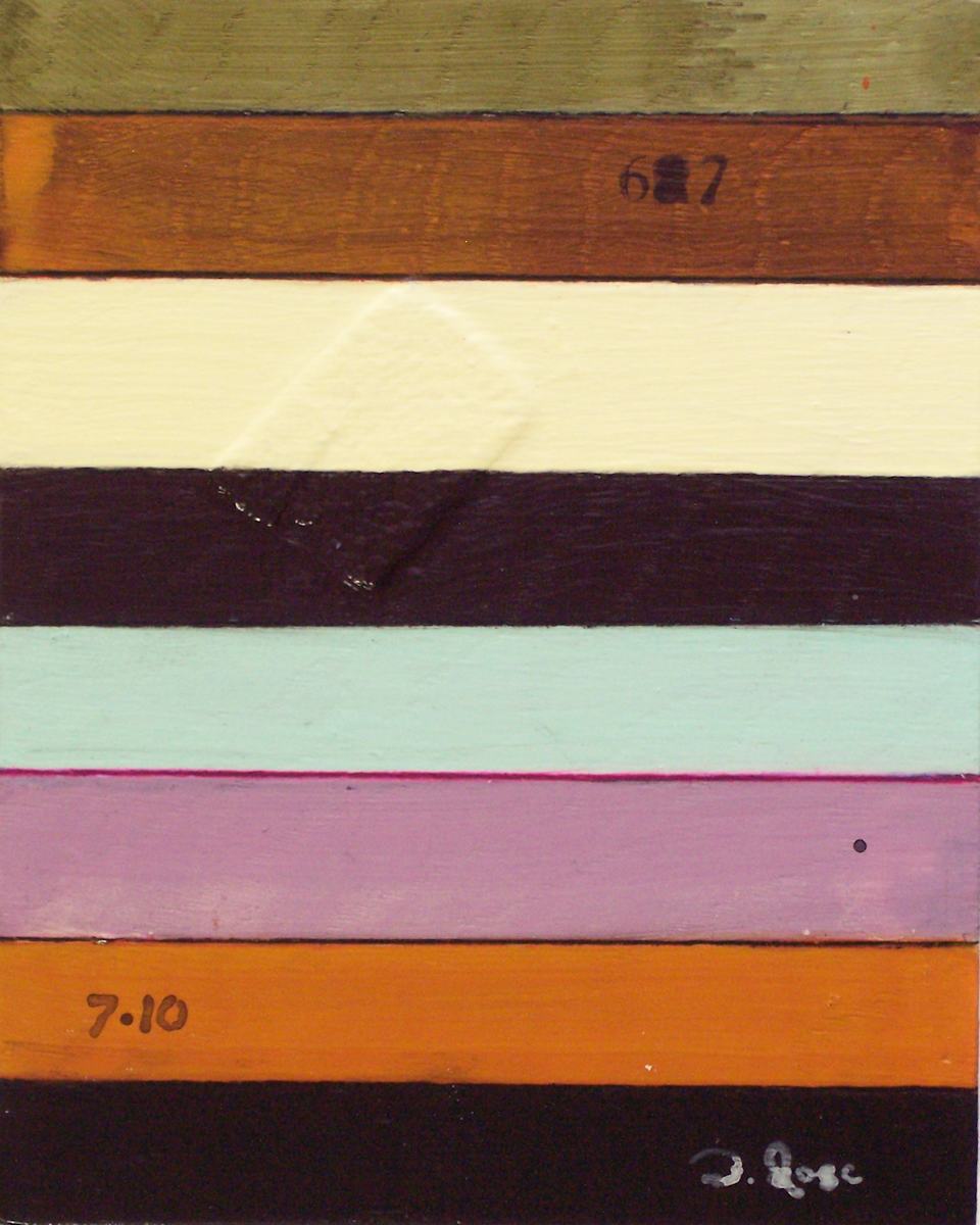 Stripe Study #67 by David Silva Rose 
