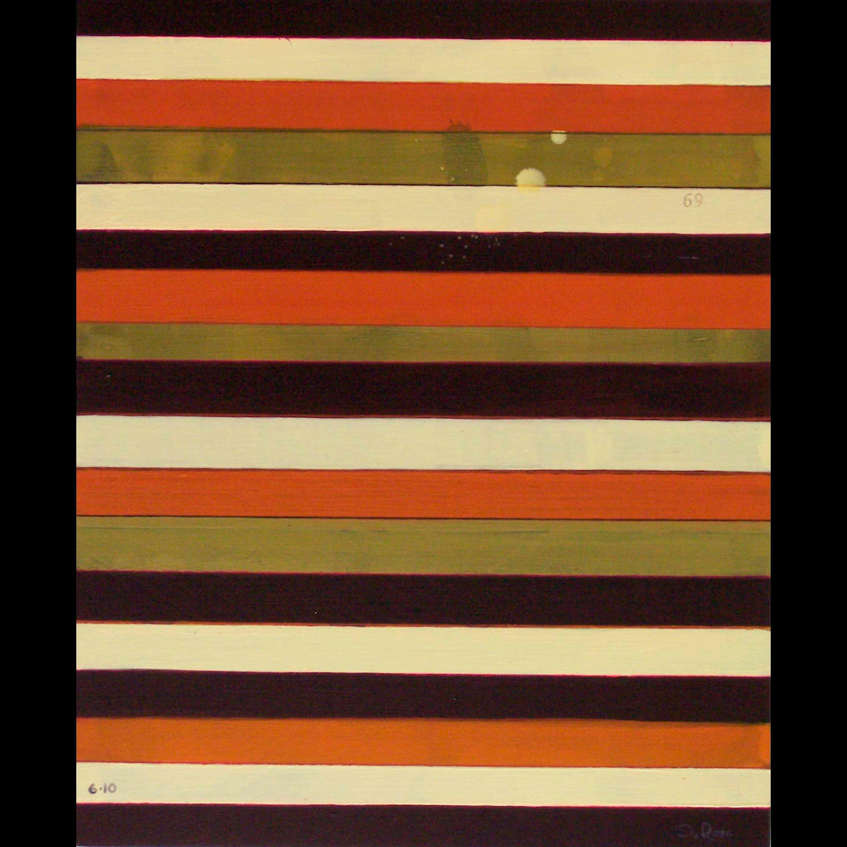 Stripe Study #69 by David Silva Rose, Image 1.