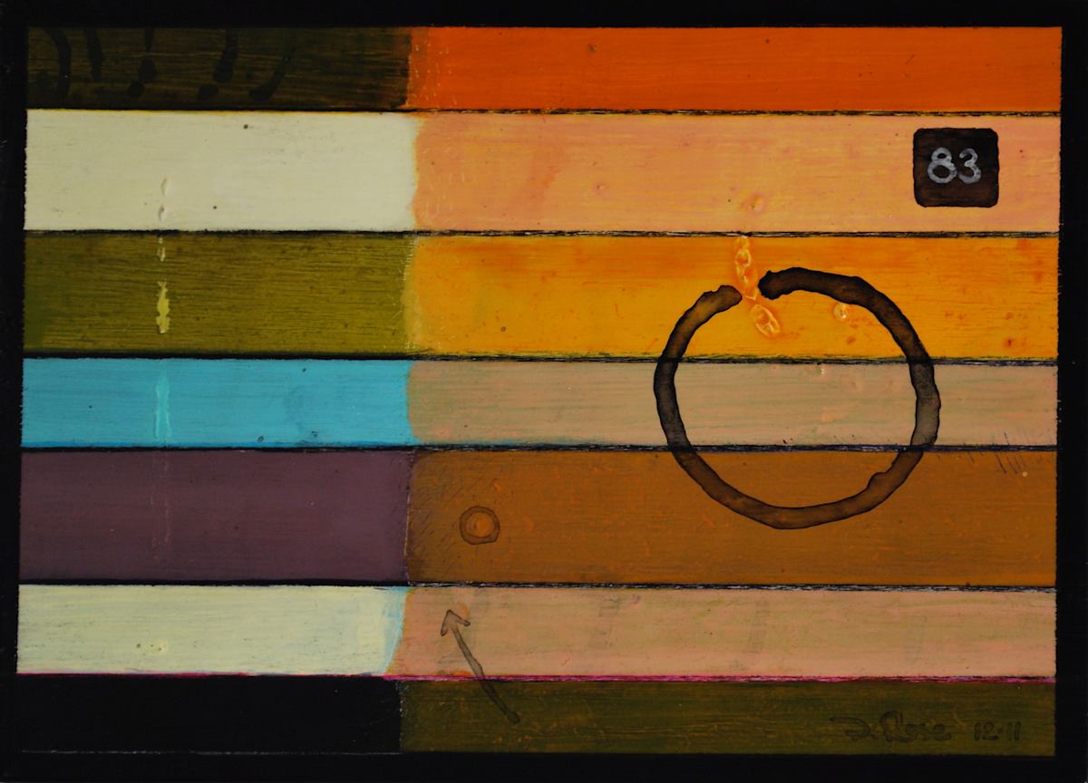 Stripe Study #83: global warming by David Silva Rose 