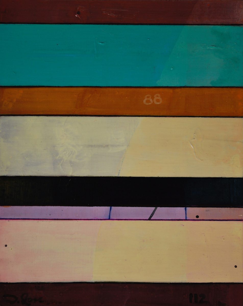 Stripe Study #88 by David Silva Rose 