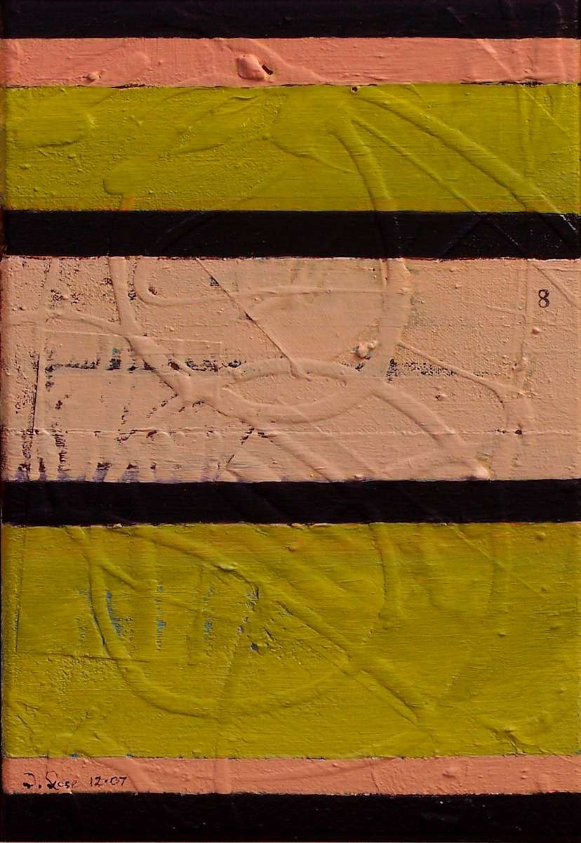 Stripe Study #8 by David Silva Rose 