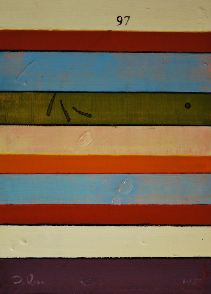 Stripe Study #97 by David Silva Rose 