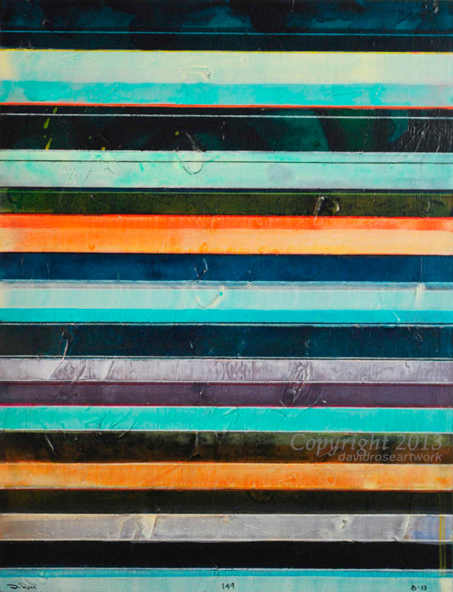 Stripes 149 by David Silva Rose 