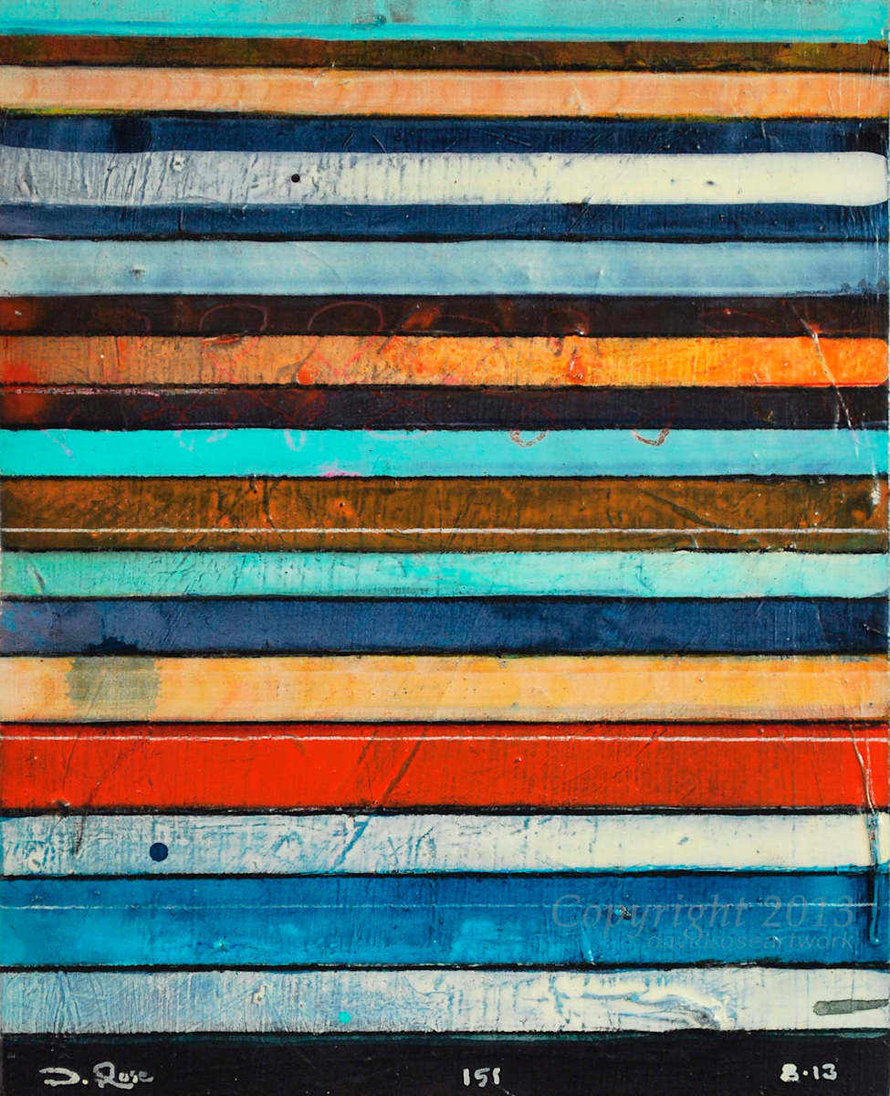 Stripes 151 by David Silva Rose 