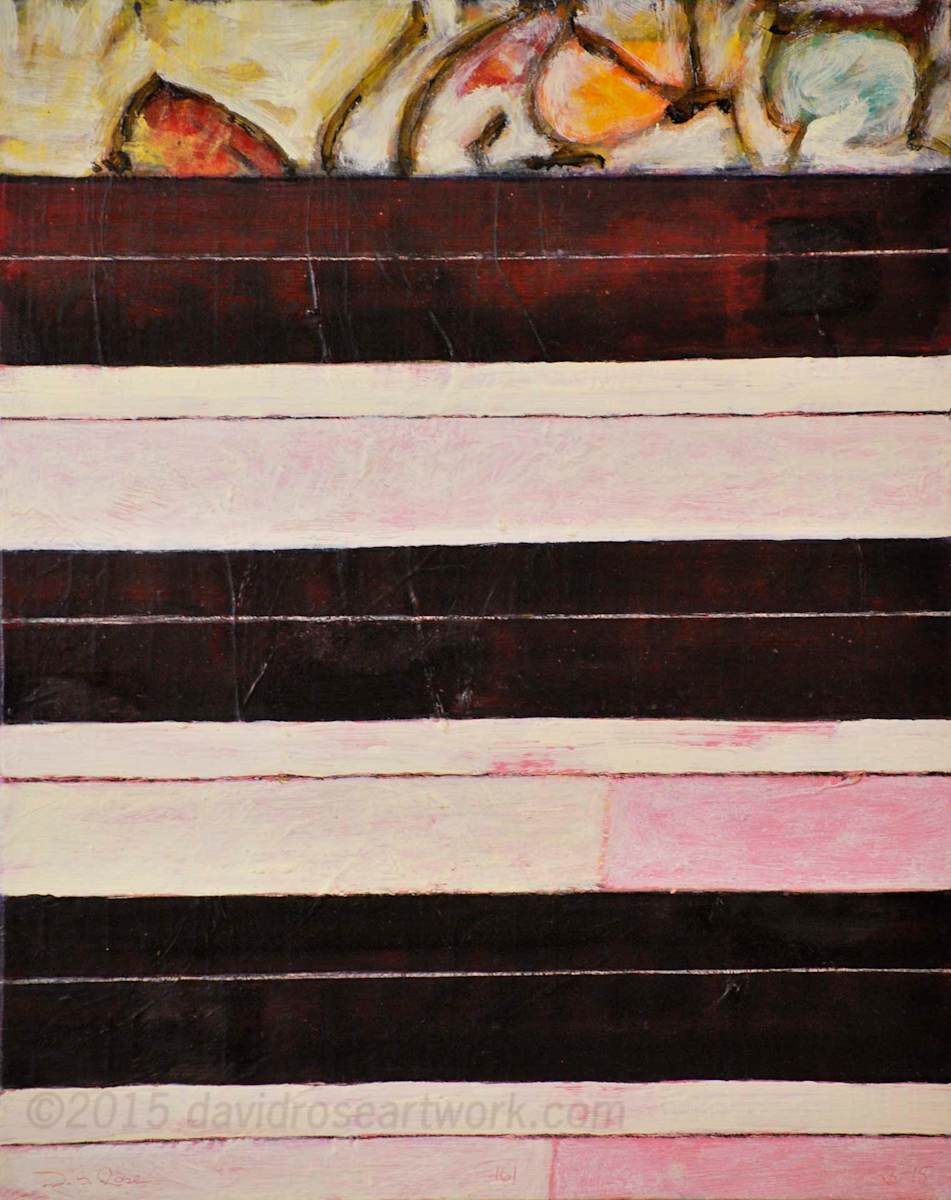 Stripes 161 by David Silva Rose 