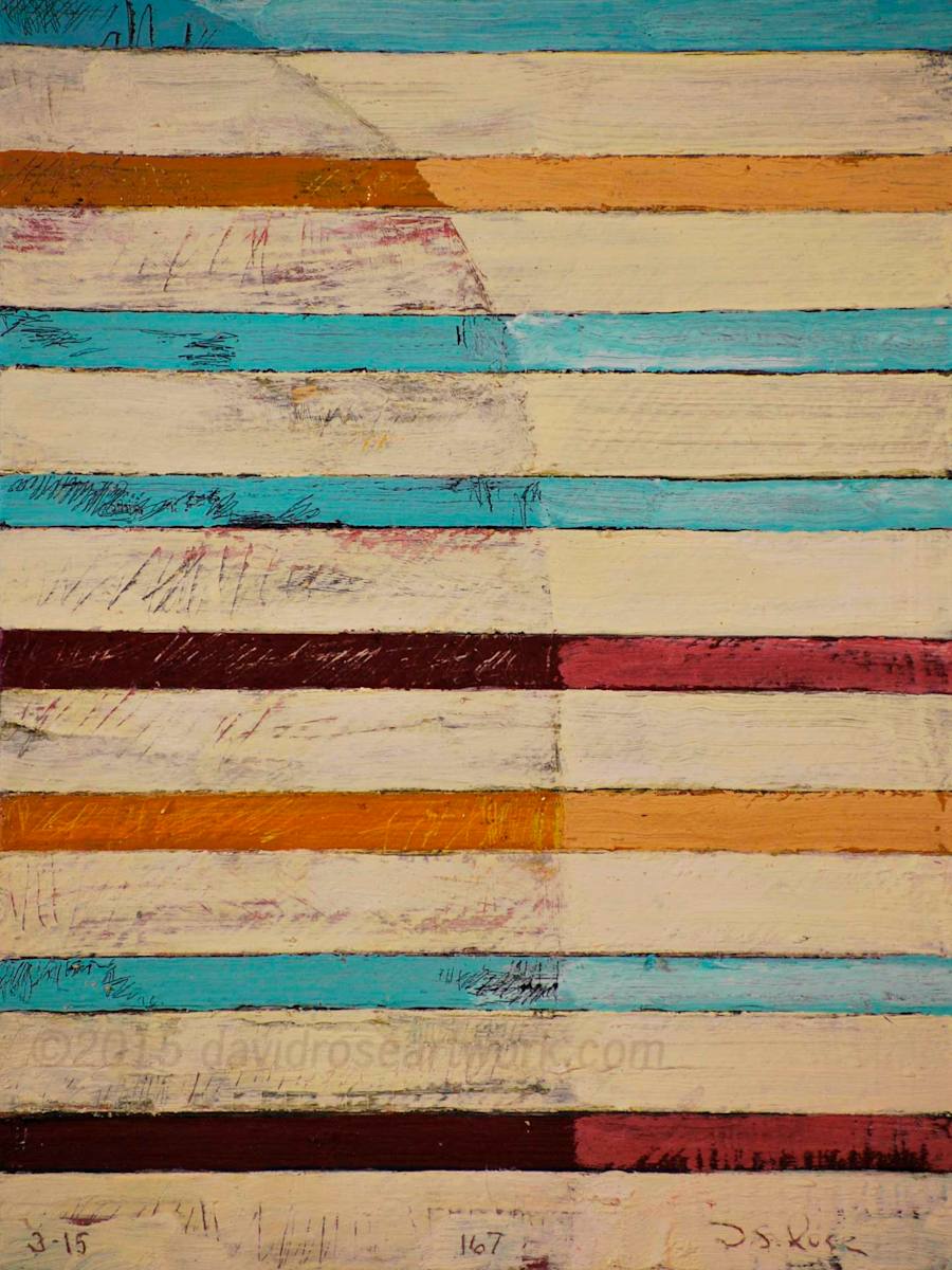 Stripes 167 by David Silva Rose 