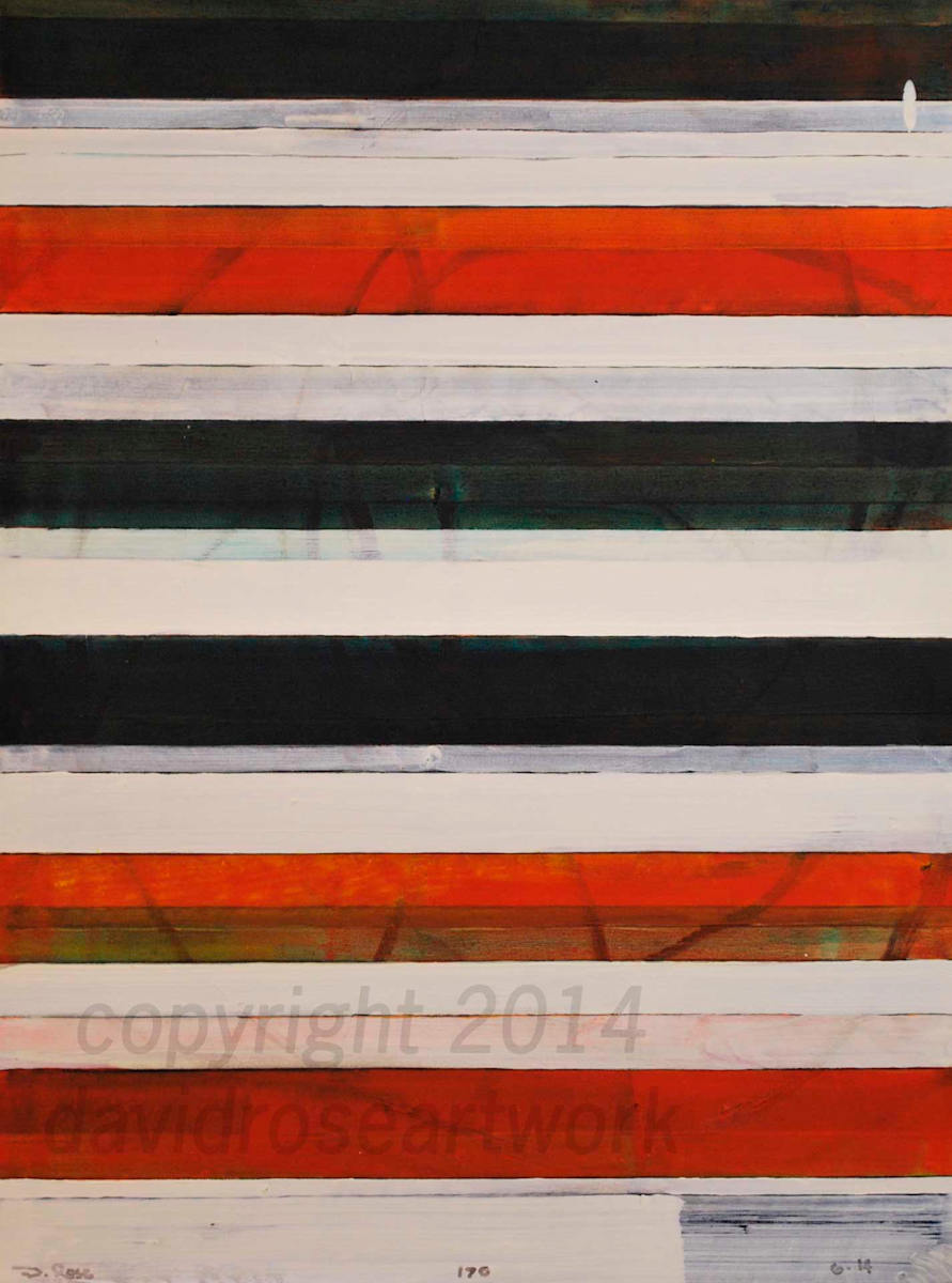 Stripes 170 by David Silva Rose 