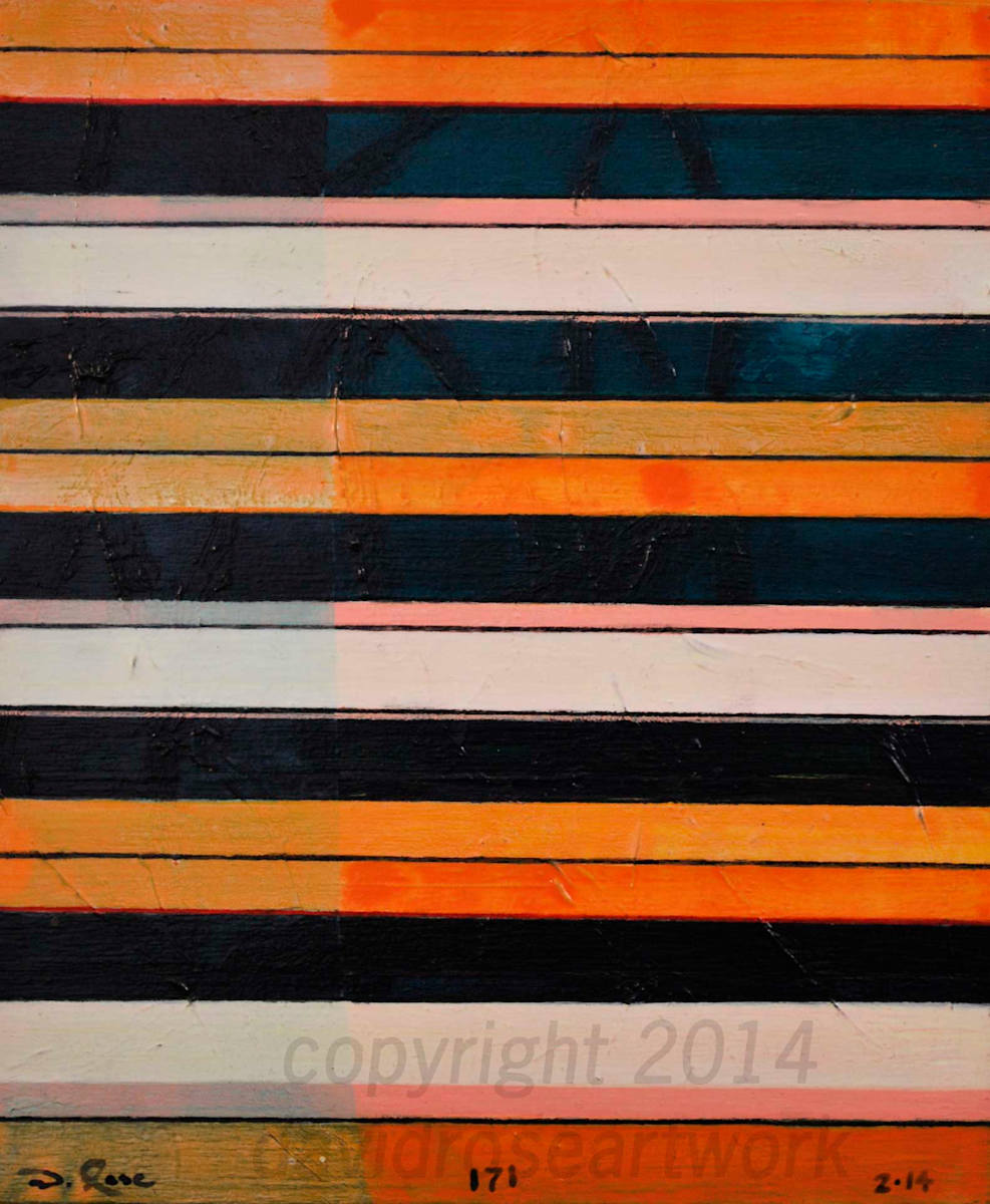 Stripes 171 by David Silva Rose 