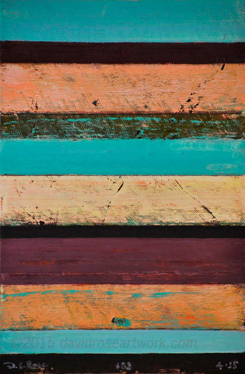 Stripes 183 by David Silva Rose 