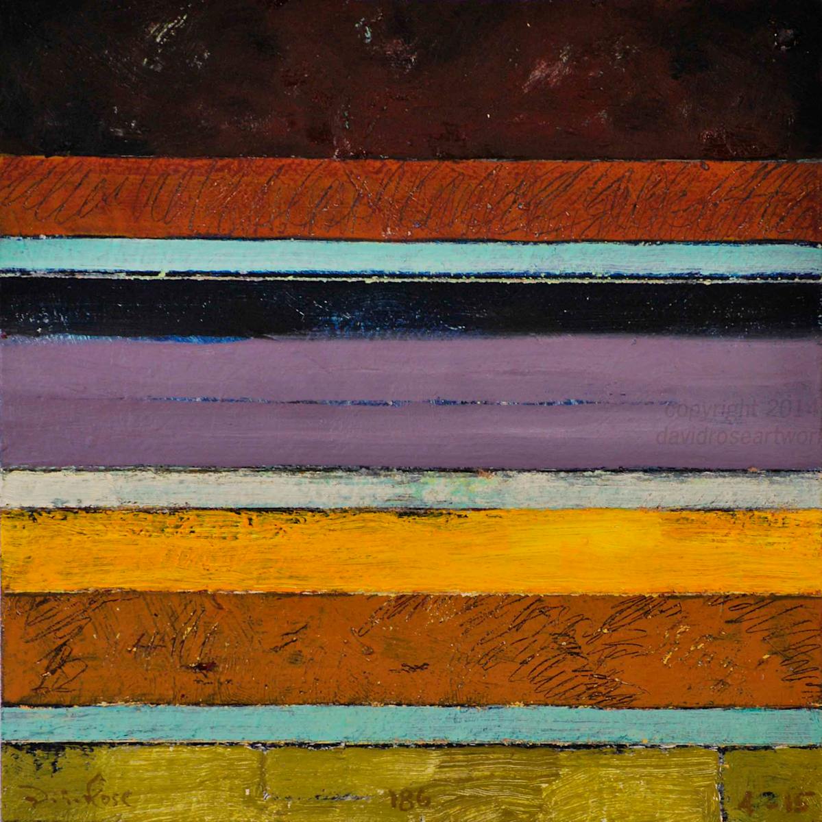 Stripes 186 by David Silva Rose 