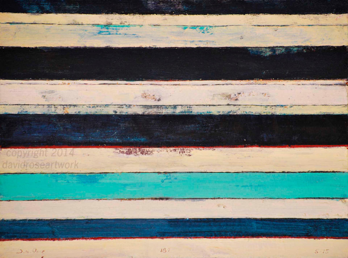 Stripes 187 by David Silva Rose 