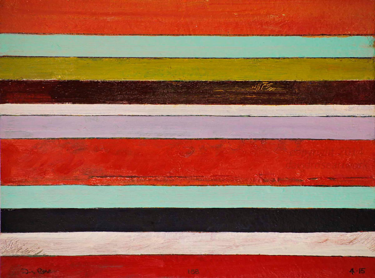 Stripes 188 by David Silva Rose 